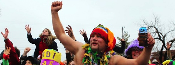 mardi gras tube top